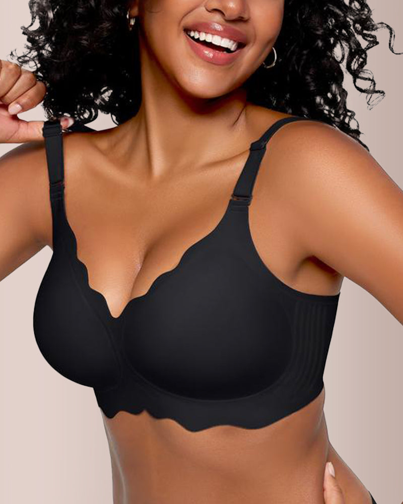 Curvvvy® Scalloped Comfort Everyday Bra