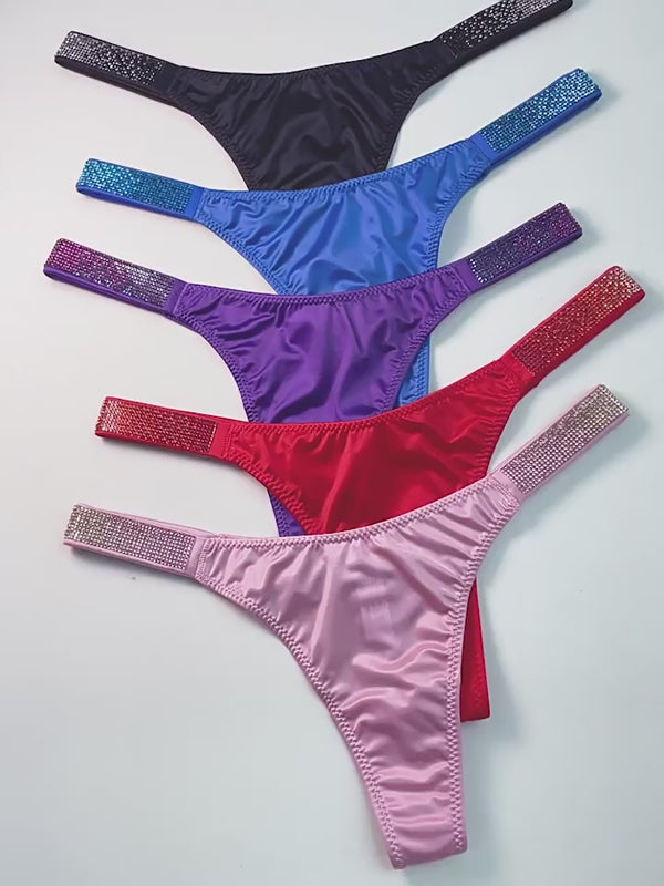 Curvvvy™ Gradient Rhinestone Thong