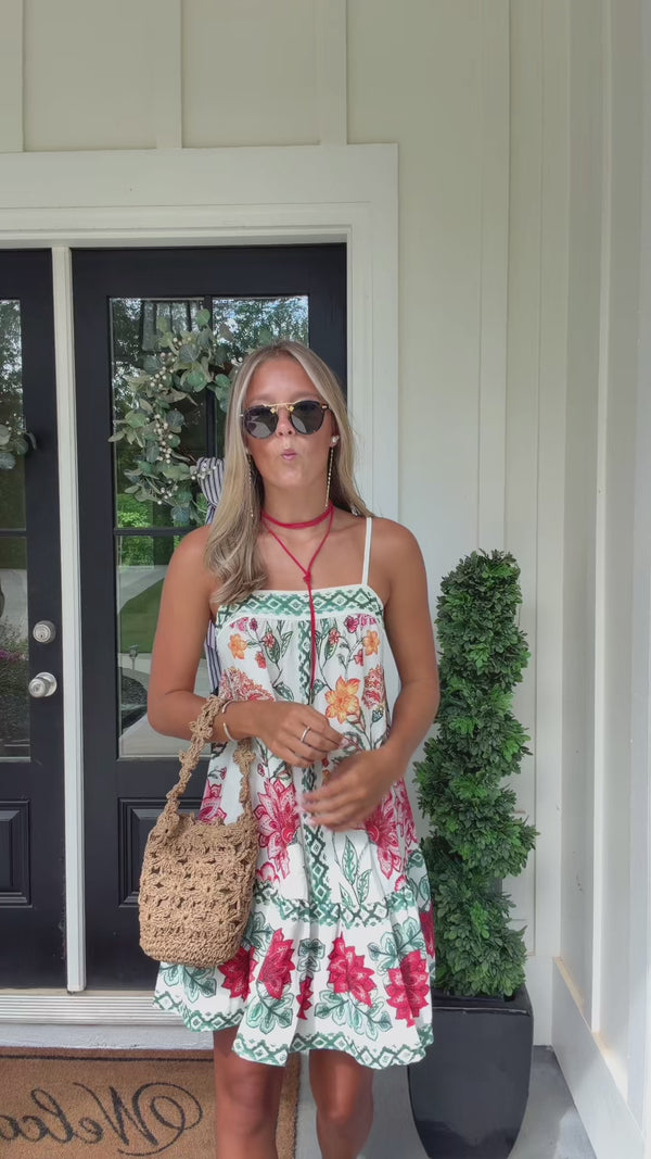 Curvvvy™ Mini Abito Slip Boho a Fiori