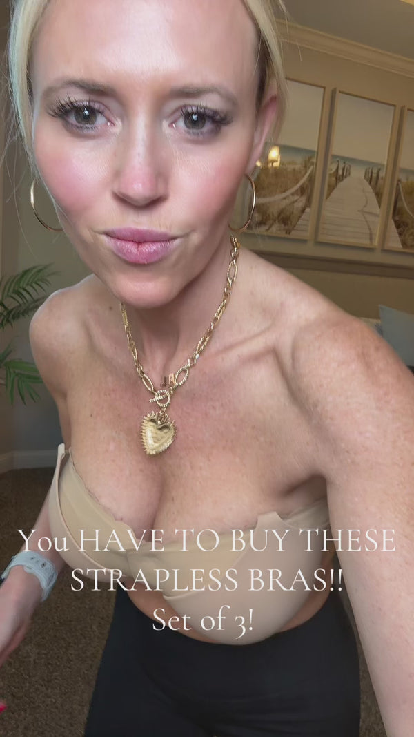 Curvvvy™ The Flawless Lift Front-Closure Strapless Bandeau Bra