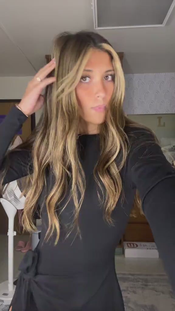 Curvvvy™ Long Sleeve Wrap-Style Athletic Dress With Built-In Shorts