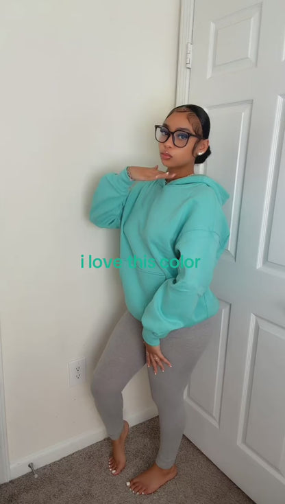 Curvvvy™ Felpa Casual Scollo a V con Tasca