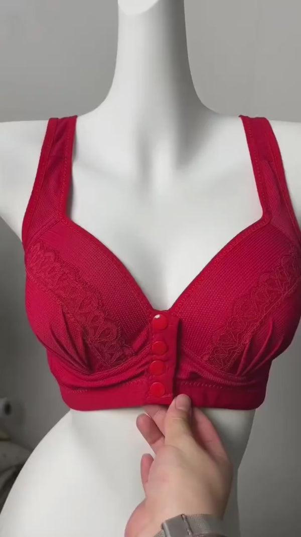 Curvvvy™ Easy Wear Front-Closure Wire-Free Full Coverage Bra