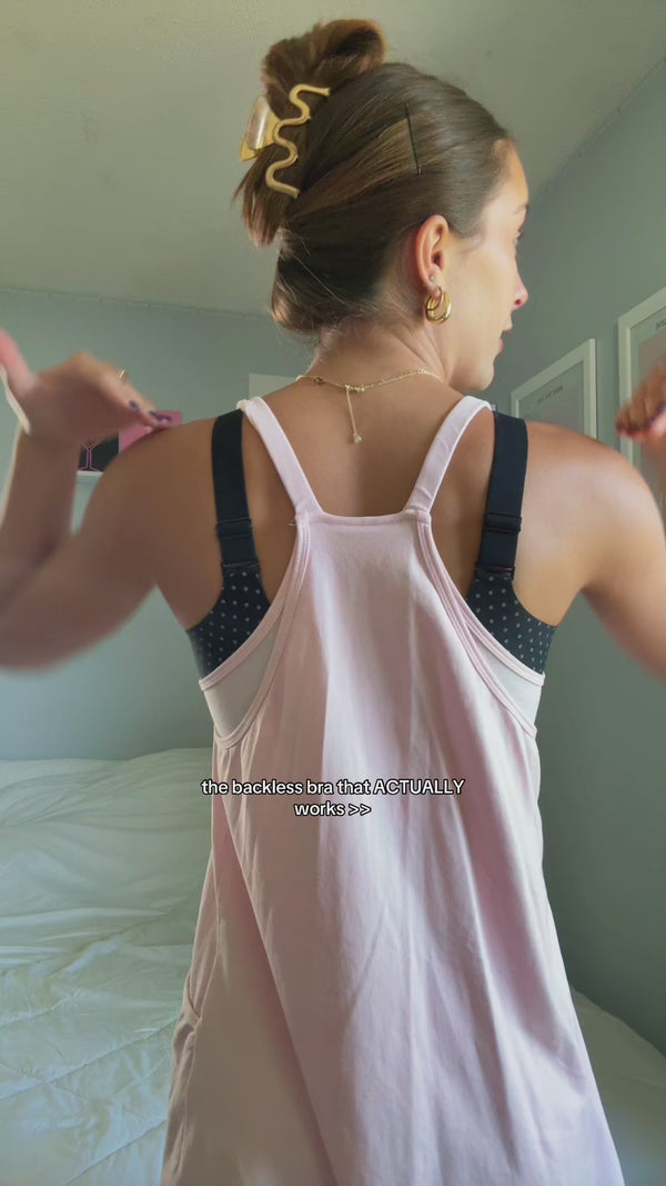 Curvvvy™ Wandelbarer rückenfreier Neckholder-BH – Nahtlose Push-up-Bralette