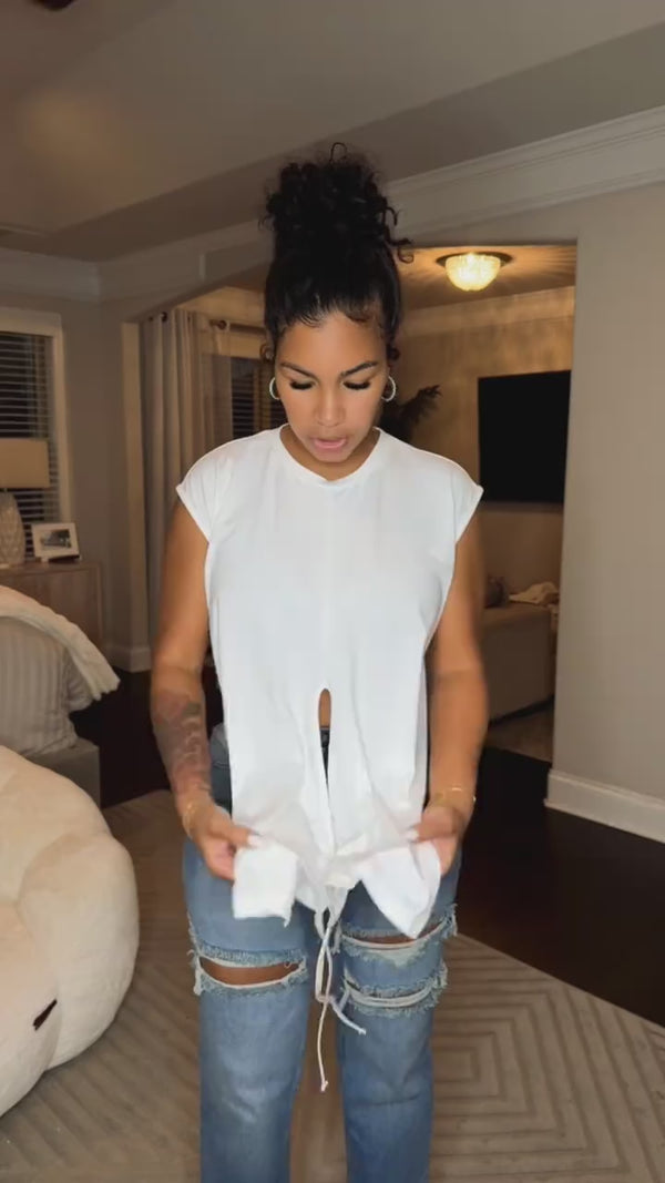 Curvvvy® Criss-Cross Wrap Crop Top